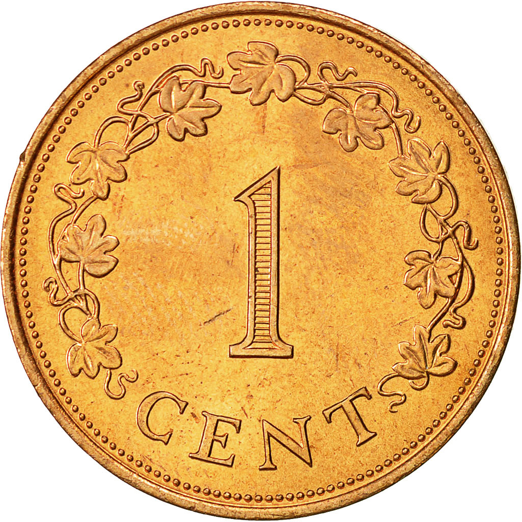 Moneda, Malta, Cent, 1972, British Royal Mint, SC, Bronce, KM:8