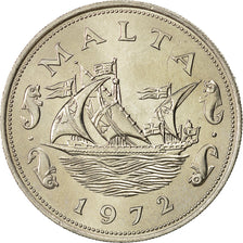 Coin, Malta, 10 Cents, 1972, British Royal Mint, MS(63), Copper-nickel, KM:11