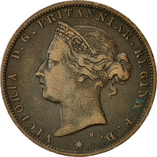Coin, Jersey, Victoria, 1/24 Shilling, 1877, VF(30-35), Bronze, KM:7