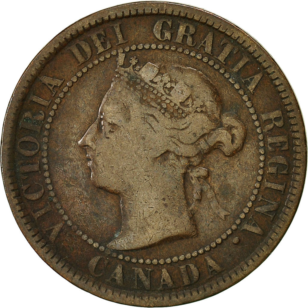 Moneta, Canada, Victoria, Cent, 1884, Royal Canadian Mint, Ottawa, MB, Bronzo