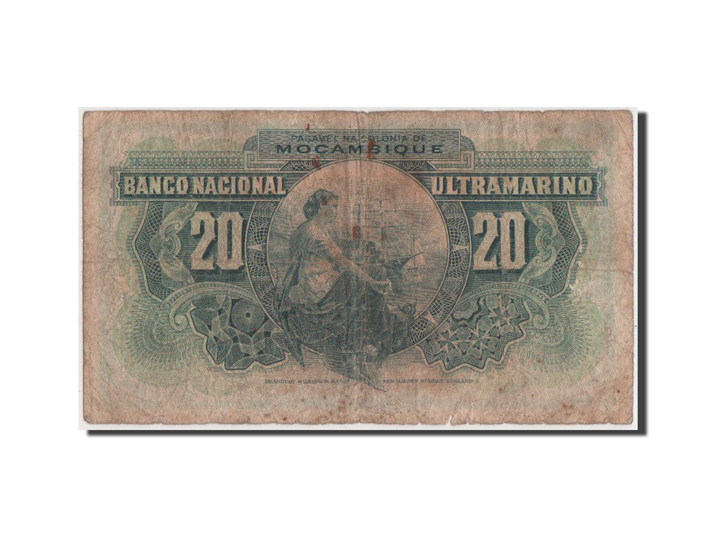 Banknote, Mozambique, 20 Escudos, 1945, F(12-15)