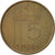 Moneta, Holandia, Beatrix, 5 Cents, 1984, EF(40-45), Bronze, KM:202