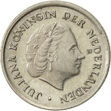 Coin, Netherlands, Juliana, 10 Cents, 1976, AU(50-53), Nickel, KM:182