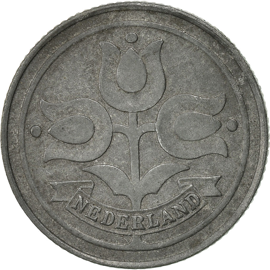 Coin, Netherlands, Wilhelmina I, 10 Cents, 1941, VF(30-35), Zinc, KM:173