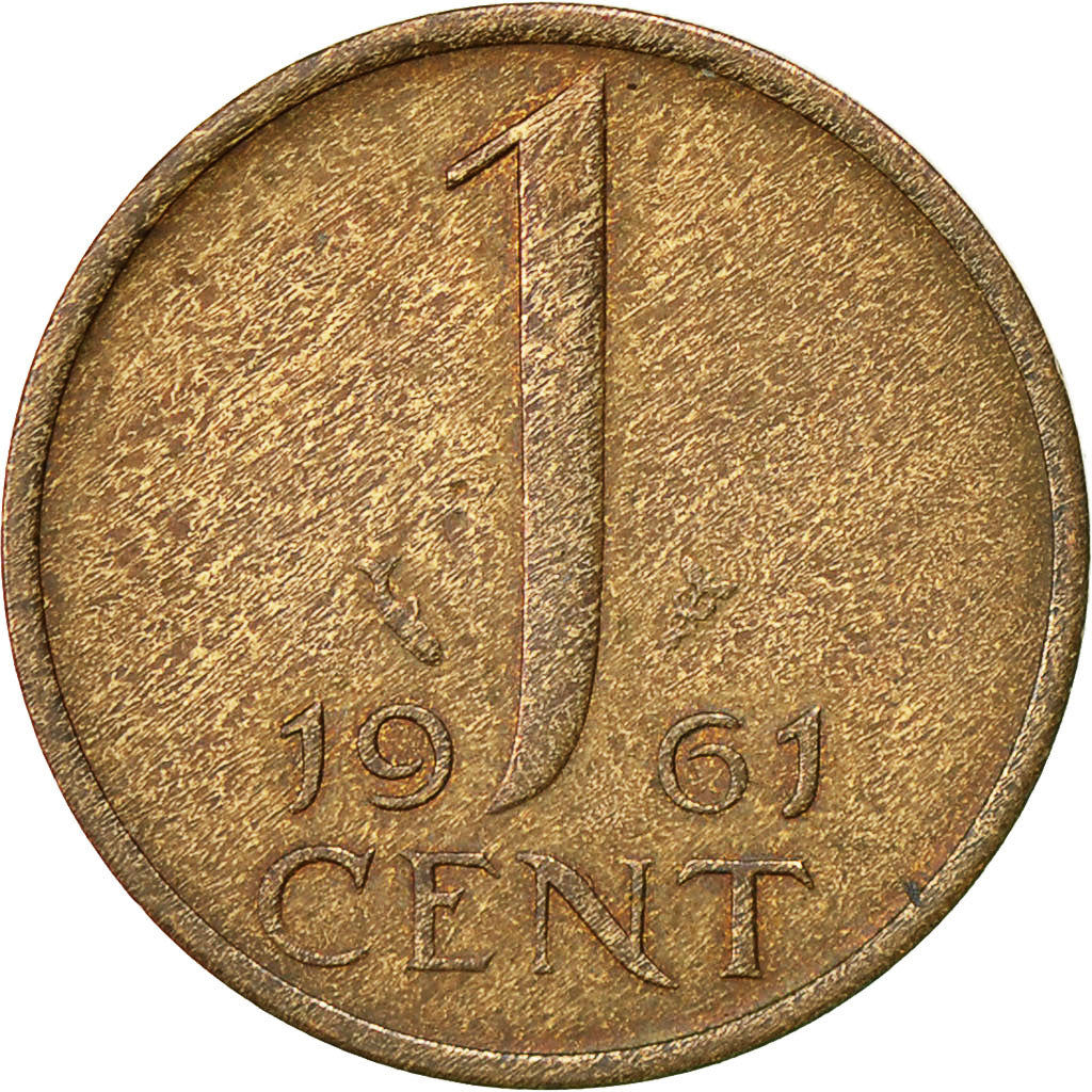 Moneta, Paesi Bassi, Juliana, Cent, 1961, BB, Bronzo, KM:180