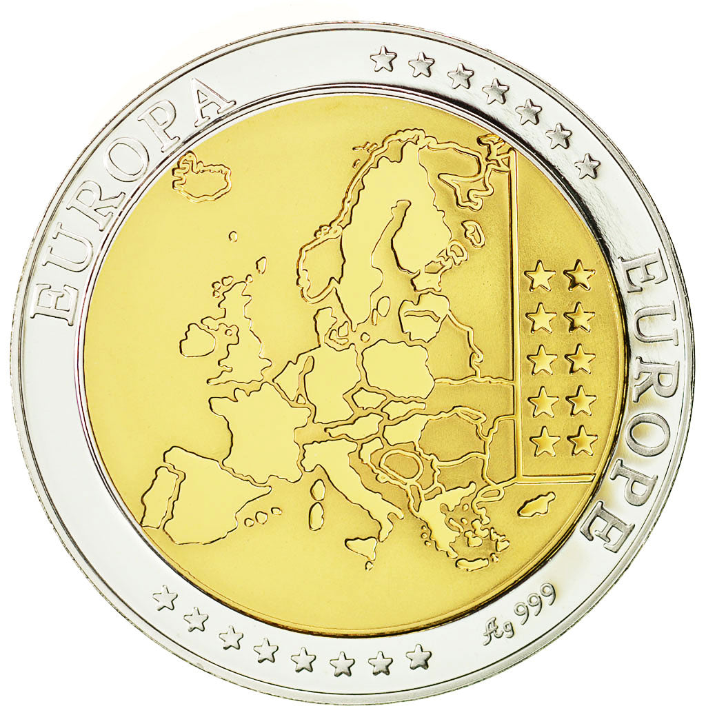 France, Medal, 2002, MS(63), Silver