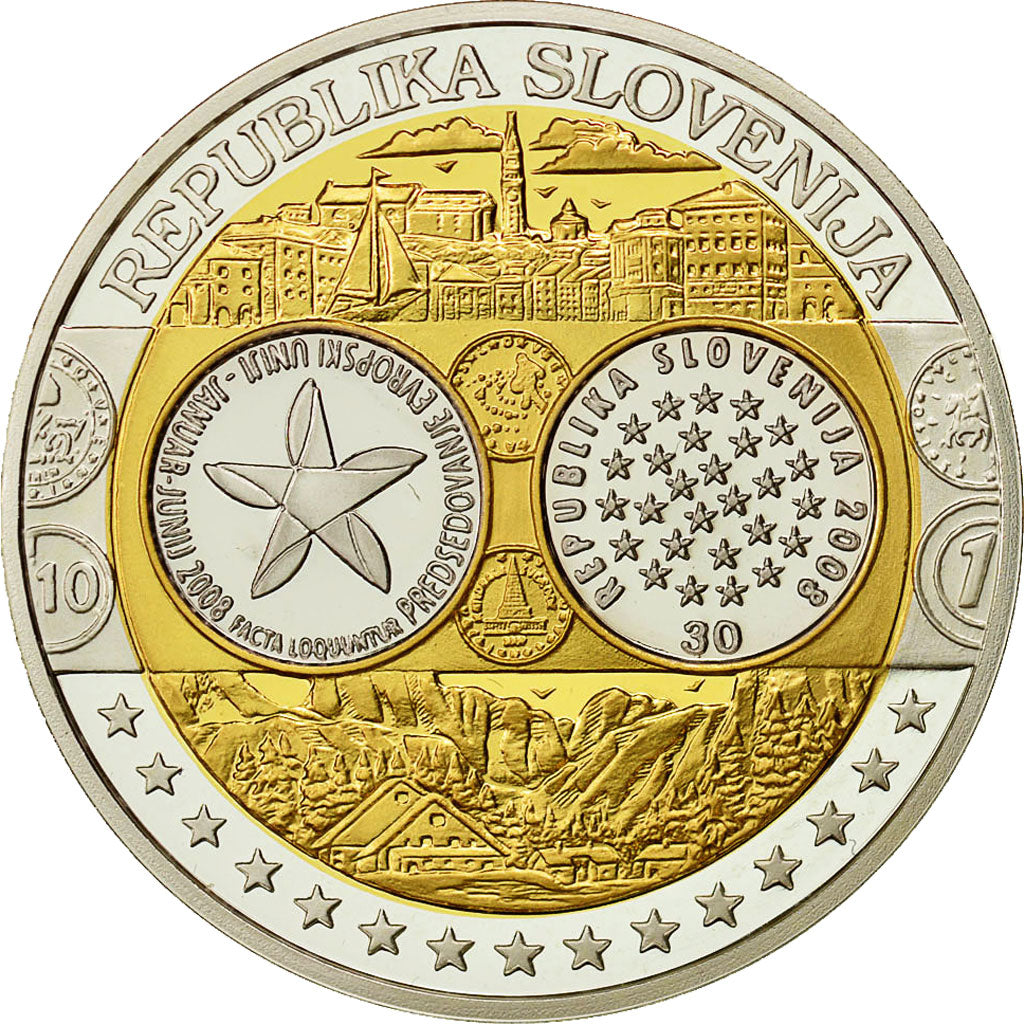 Francja, Medal, 2008, MS(63), Srebro