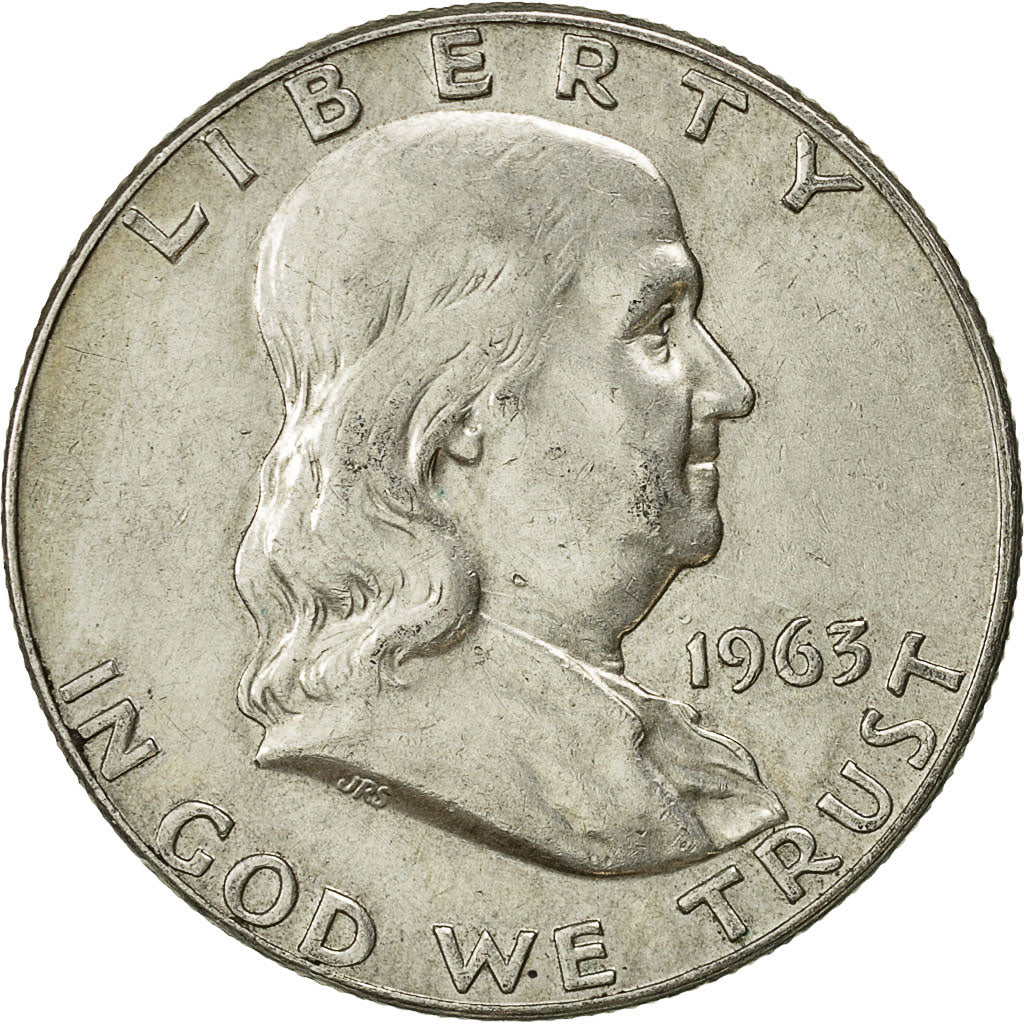 United States, Franklin Half Dollar,1963, Denver