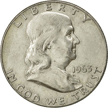 United States, Franklin Half Dollar,1963, Denver