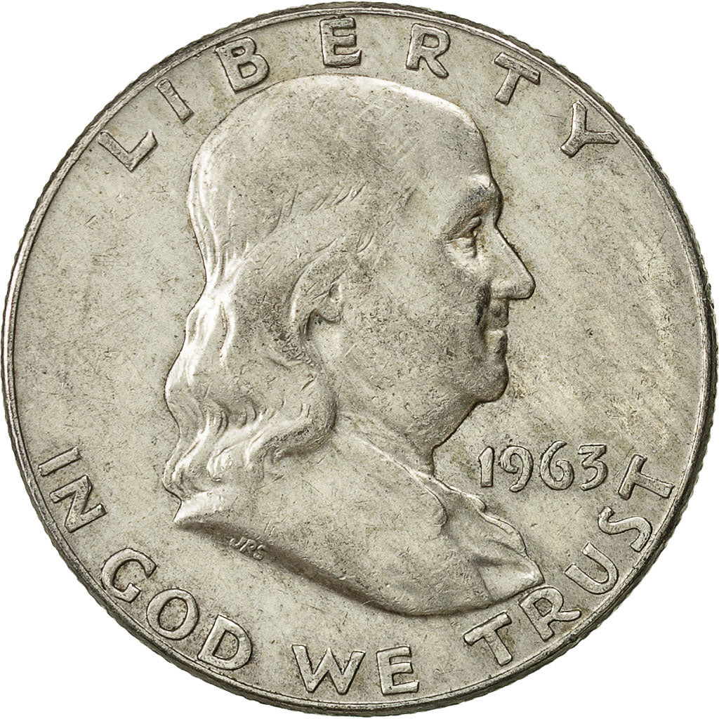 Moneta, Stati Uniti, Franklin Half Dollar, Half Dollar, 1963, U.S. Mint, Denver