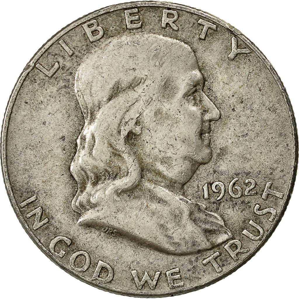 Moneta, Stati Uniti, Franklin Half Dollar, Half Dollar, 1962, U.S. Mint, Denver