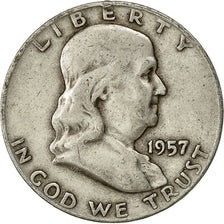Estados Unidos, Franklin Half Dollar, Half Dollar, 1957, U.S. Mint, Denver, MBC