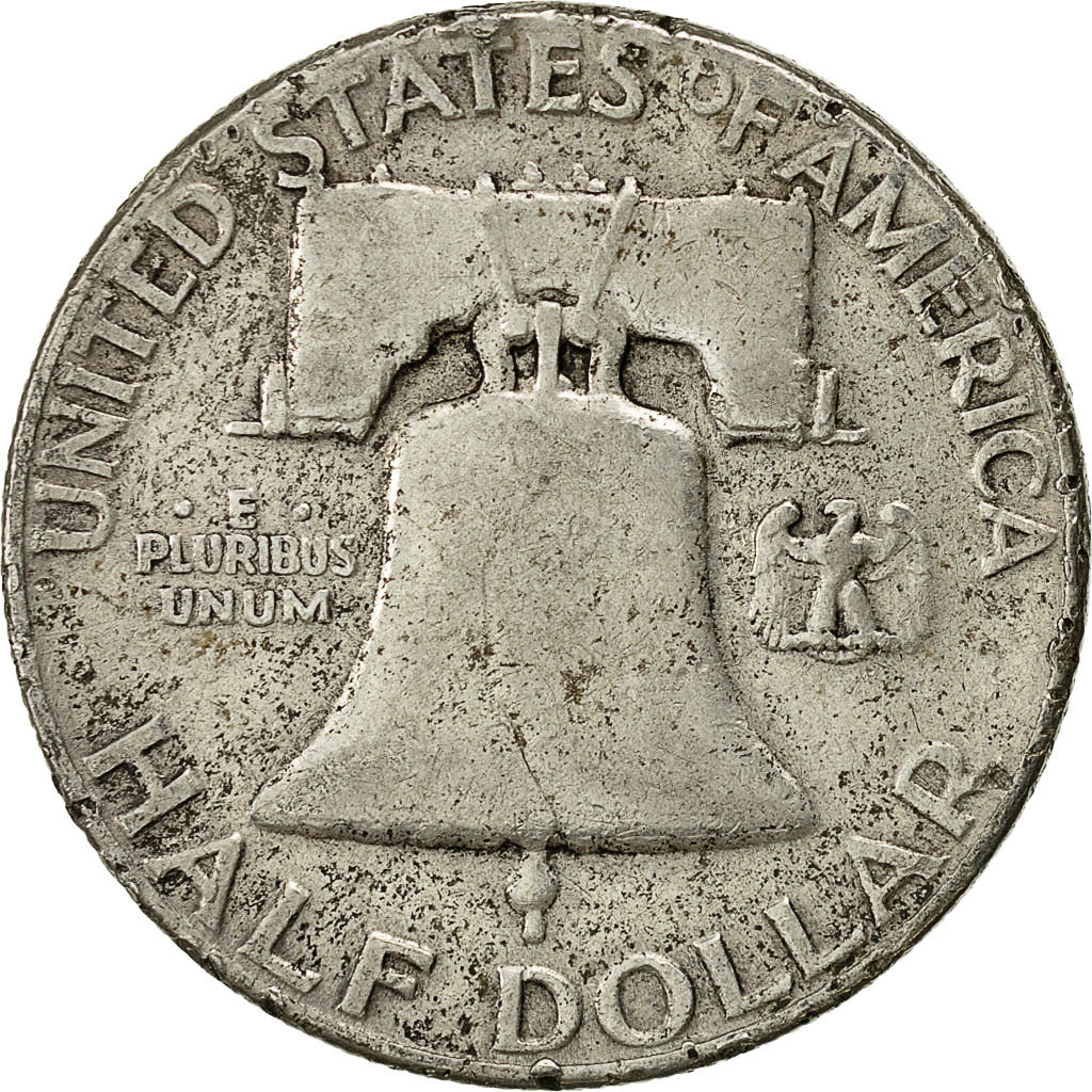 Münze, Vereinigte Staaten, Franklin Half Dollar, Half Dollar, 1951, U.S. Mint