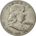 Coin, United States, Franklin Half Dollar, Half Dollar, 1954, U.S. Mint, Denver