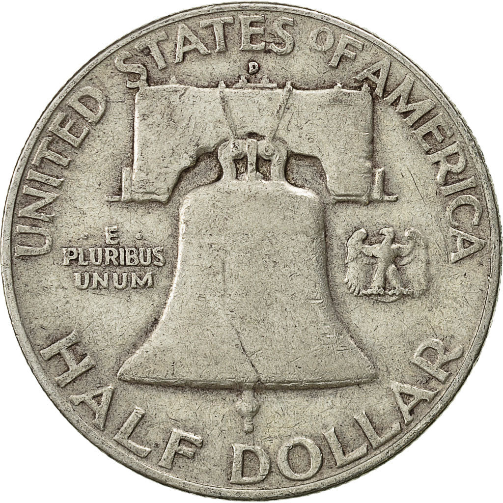 Moneda, Estados Unidos, Franklin Half Dollar, Half Dollar, 1958, U.S. Mint