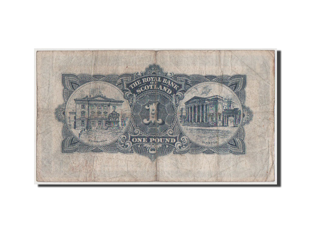 Scotland, 1 Pound, 1939, KM #322a, VF(30-35), D/1 604022