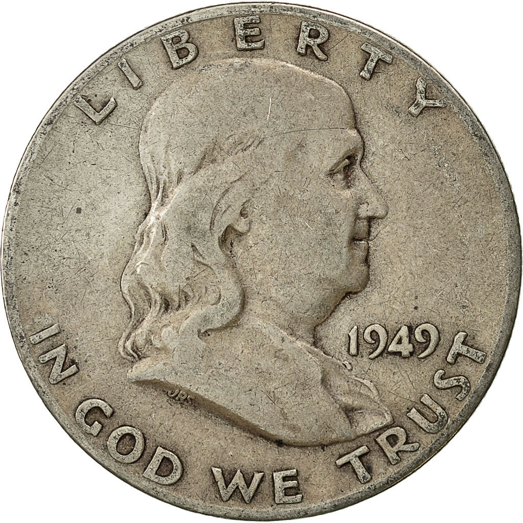 Moneta, Stati Uniti, Franklin Half Dollar, Half Dollar, 1949, U.S. Mint, San