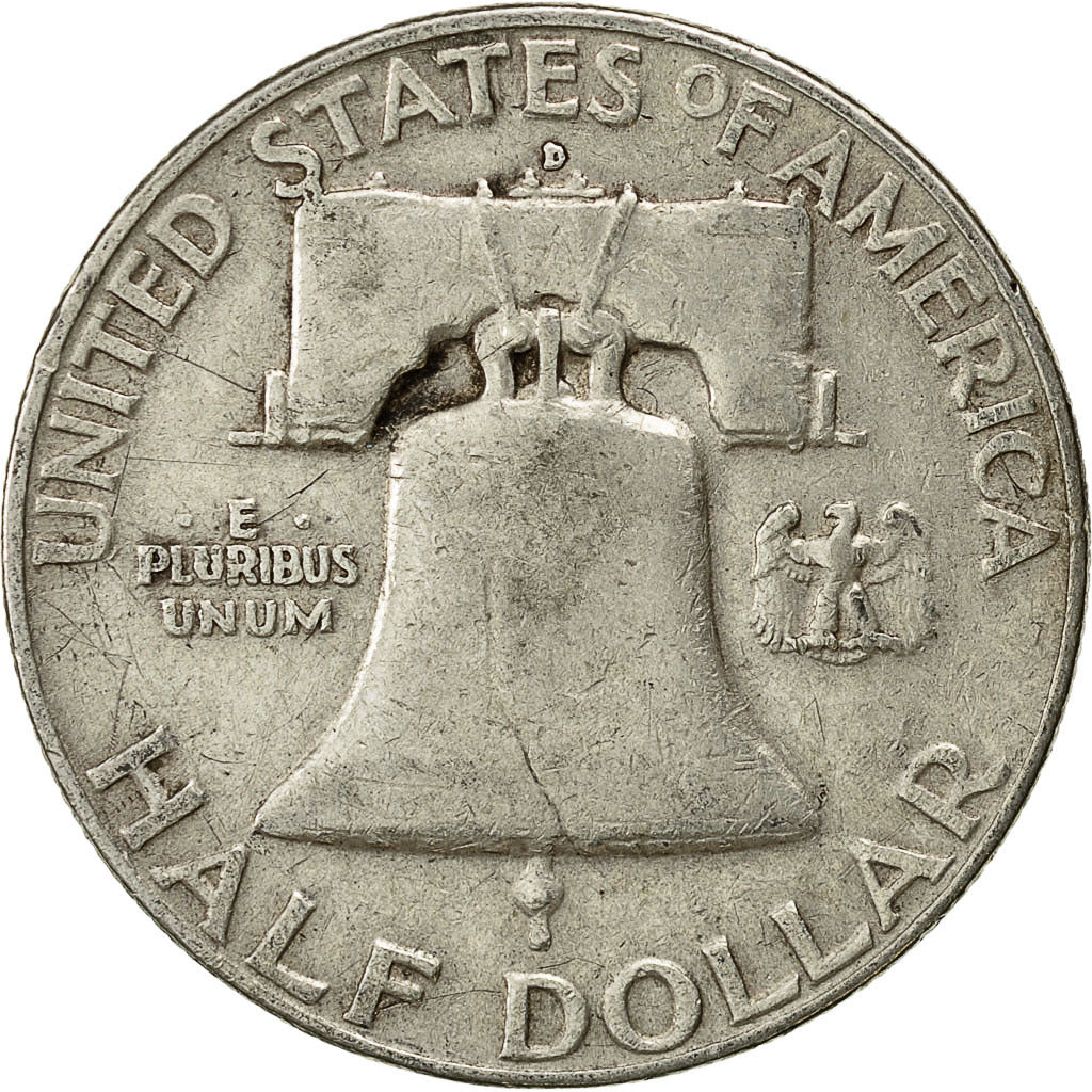 Münze, Vereinigte Staaten, Franklin Half Dollar, Half Dollar, 1959, U.S. Mint