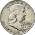 Coin, United States, Franklin Half Dollar, Half Dollar, 1959, U.S. Mint, Denver