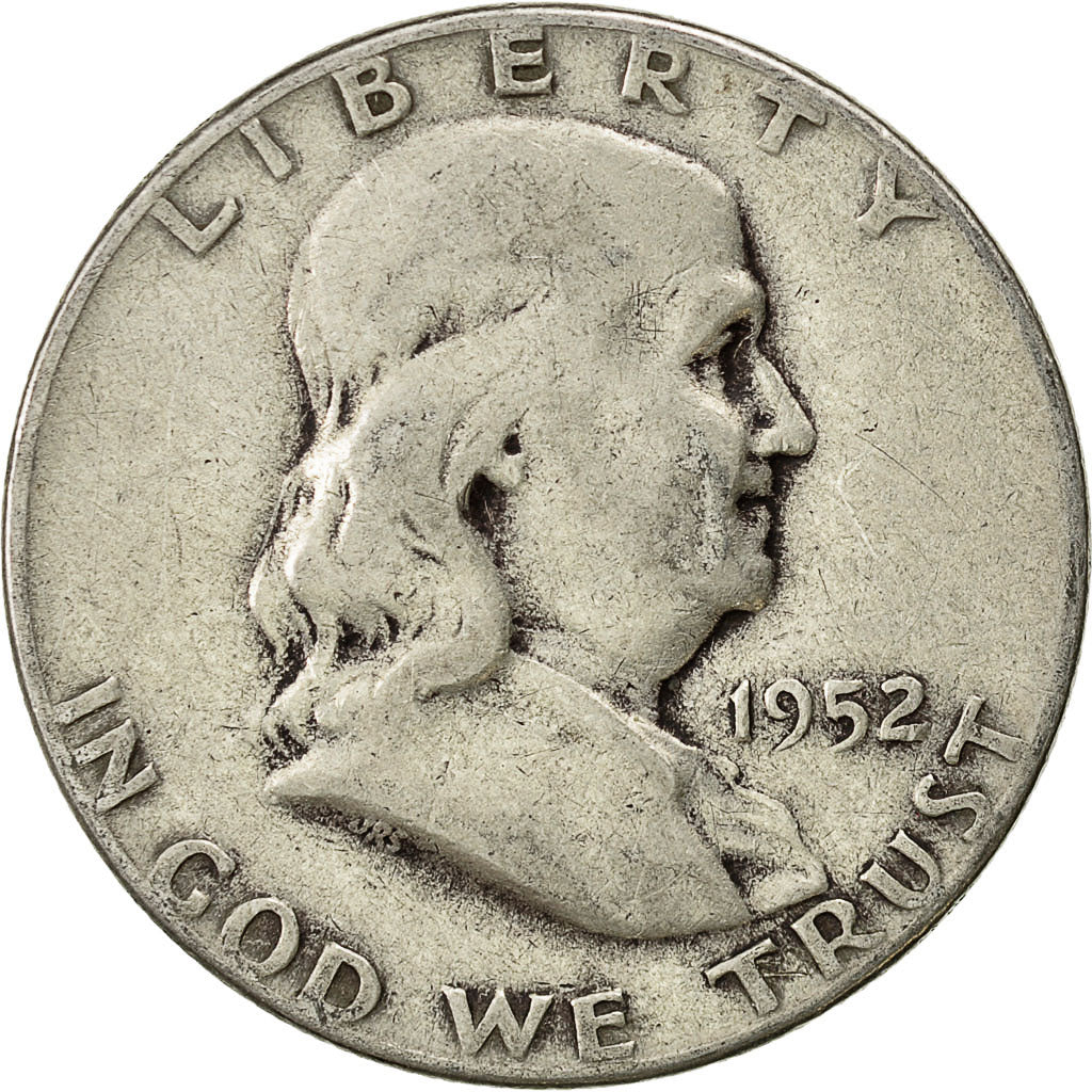 United States, Franklin Half Dollar, Half Dollar, 1952, U.S. Mint, Philadelphia
