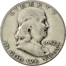 United States, Franklin Half Dollar, Half Dollar, 1952, U.S. Mint, Philadelphia