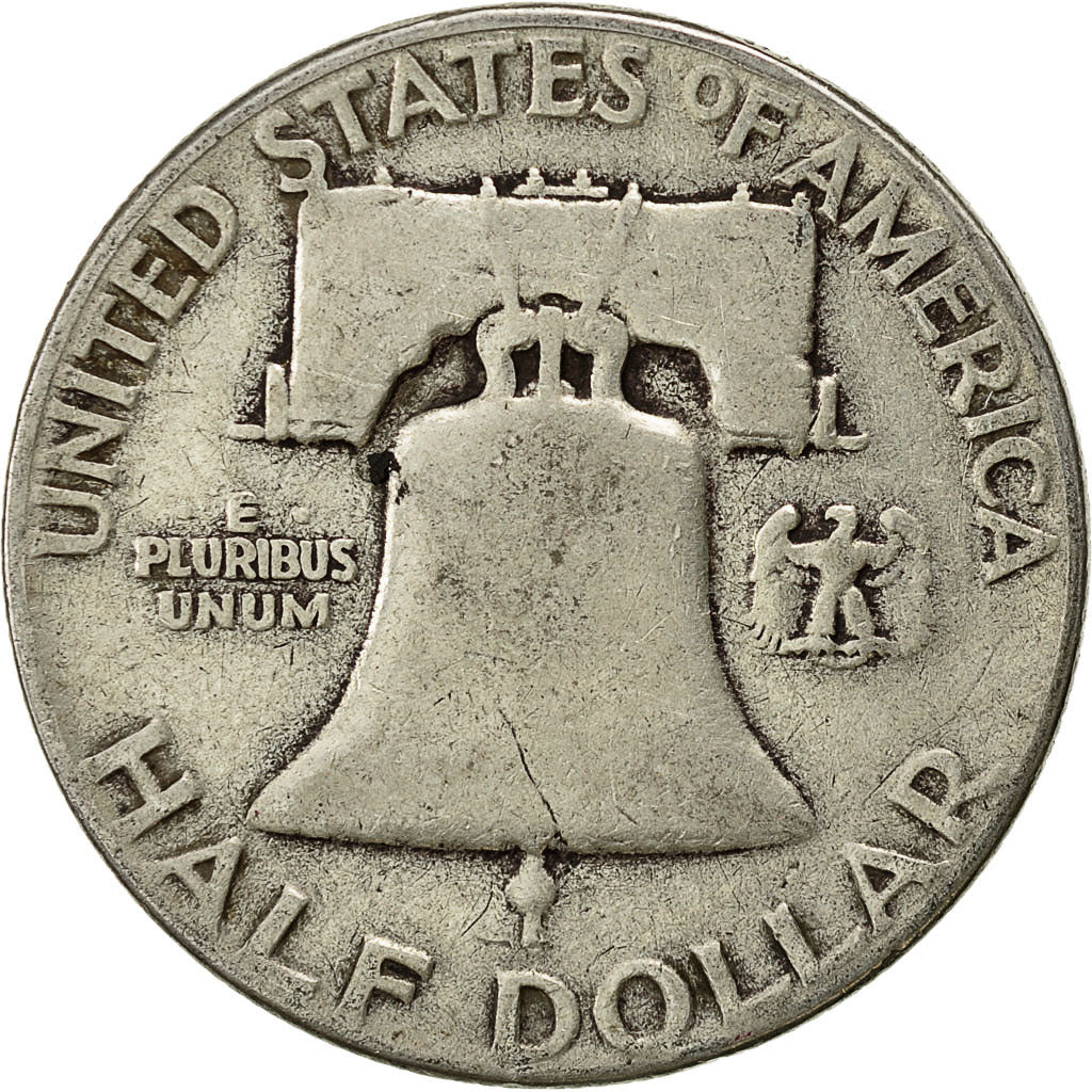 United States, Franklin Half Dollar, Half Dollar, 1952, U.S. Mint, Philadelphia