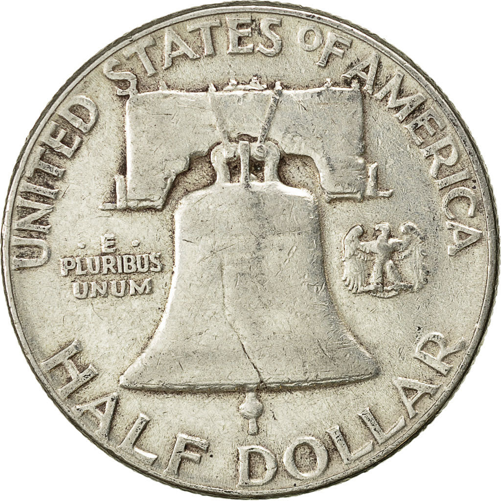 Moneta, Stati Uniti, Franklin Half Dollar, Half Dollar, 1952, U.S. Mint
