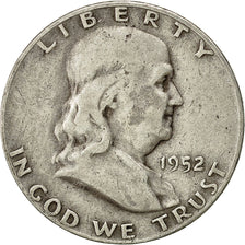 Moneta, Stati Uniti, Franklin Half Dollar, Half Dollar, 1952, U.S. Mint, Denver