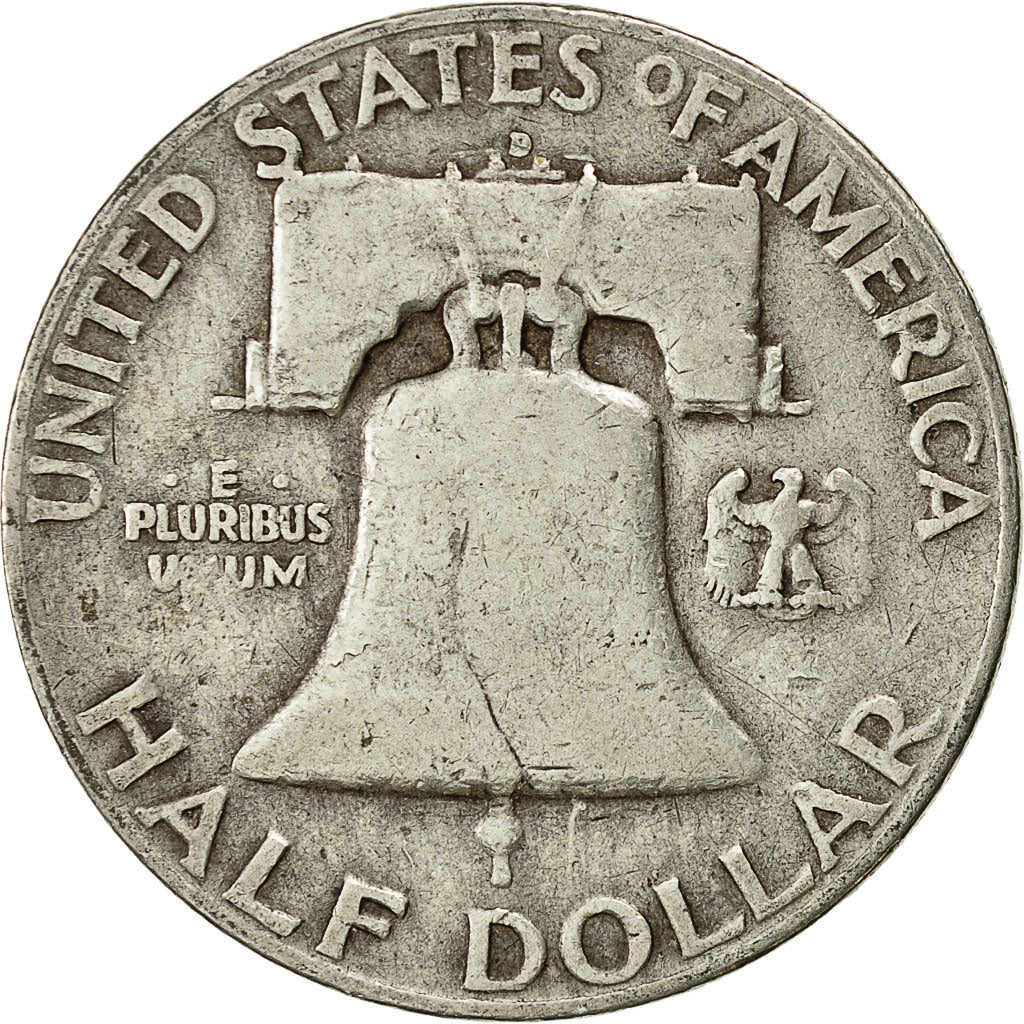 Moneta, Stati Uniti, Franklin Half Dollar, Half Dollar, 1952, U.S. Mint, Denver
