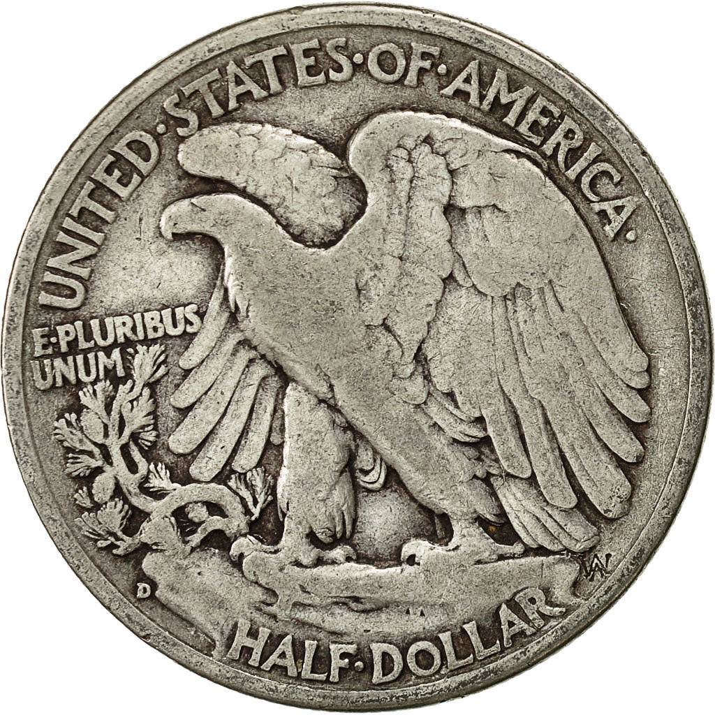 Moneta, Stati Uniti, Walking Liberty Half Dollar, Half Dollar, 1943, U.S. Mint