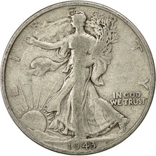 Moneta, Stati Uniti, Walking Liberty Half Dollar, Half Dollar, 1943, U.S. Mint
