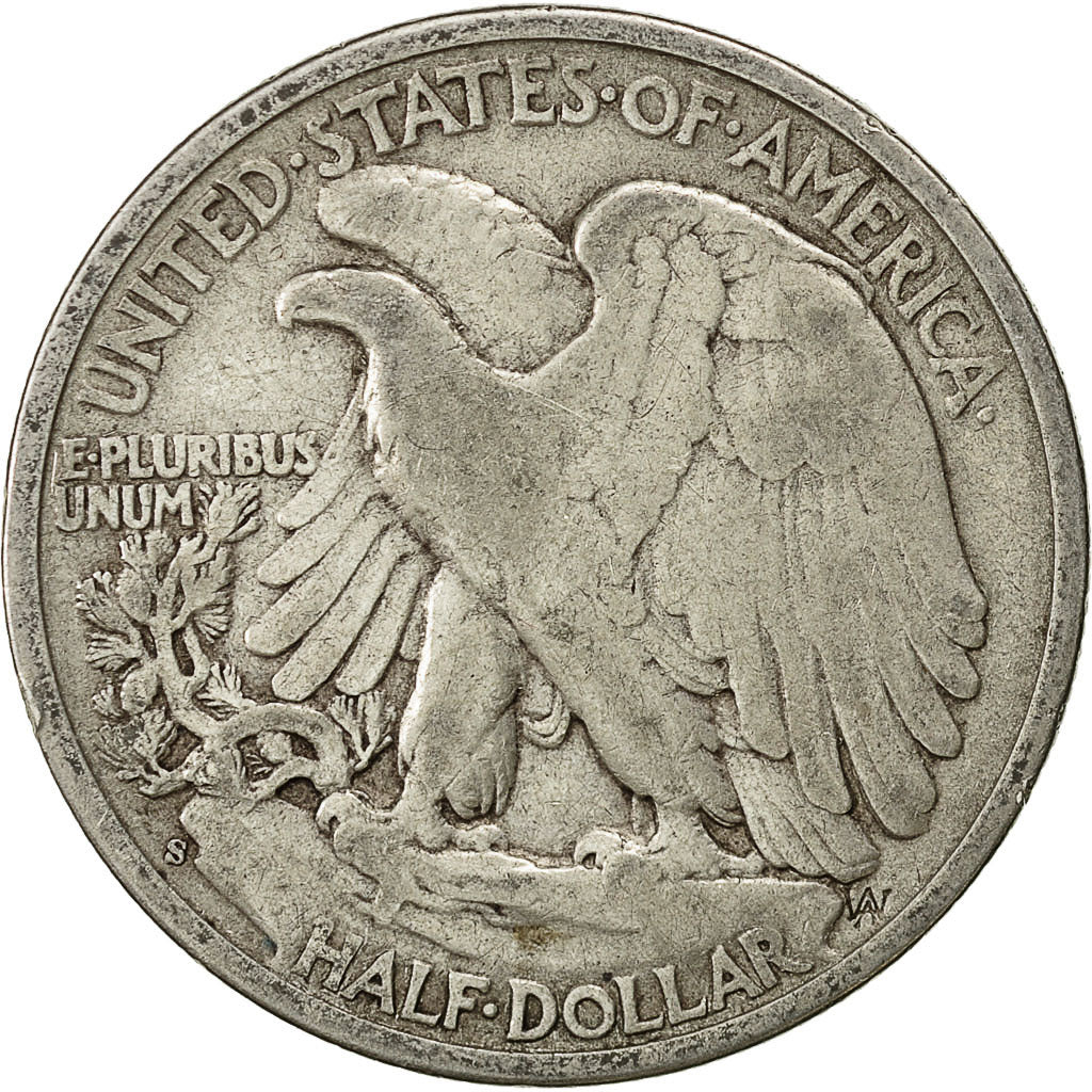 Moneta, Stati Uniti, Walking Liberty Half Dollar, Half Dollar, 1943, U.S. Mint