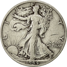 Moneta, Stati Uniti, Walking Liberty Half Dollar, Half Dollar, 1944, U.S. Mint