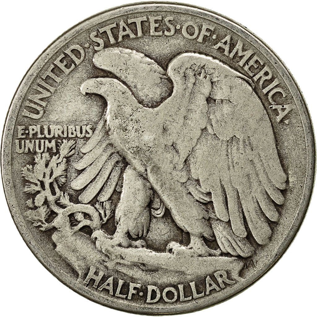 United States, Walking Liberty Half Dollar, Half Dollar, 1945, U.S. Mint
