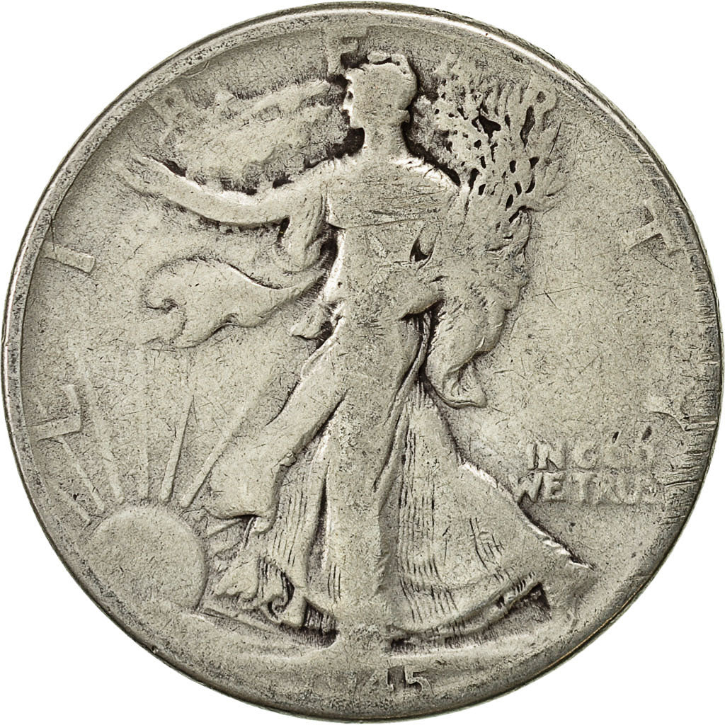 Münze, Vereinigte Staaten, Walking Liberty Half Dollar, Half Dollar, 1945, U.S.