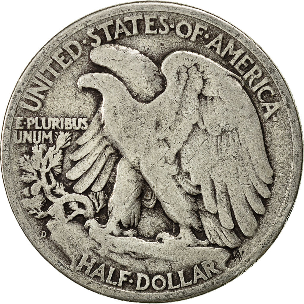 Estados Unidos, Walking Liberty Half Dollar, Half Dollar, 1945, U.S. Mint