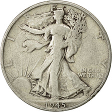 Moneta, Stati Uniti, Walking Liberty Half Dollar, Half Dollar, 1945, U.S. Mint