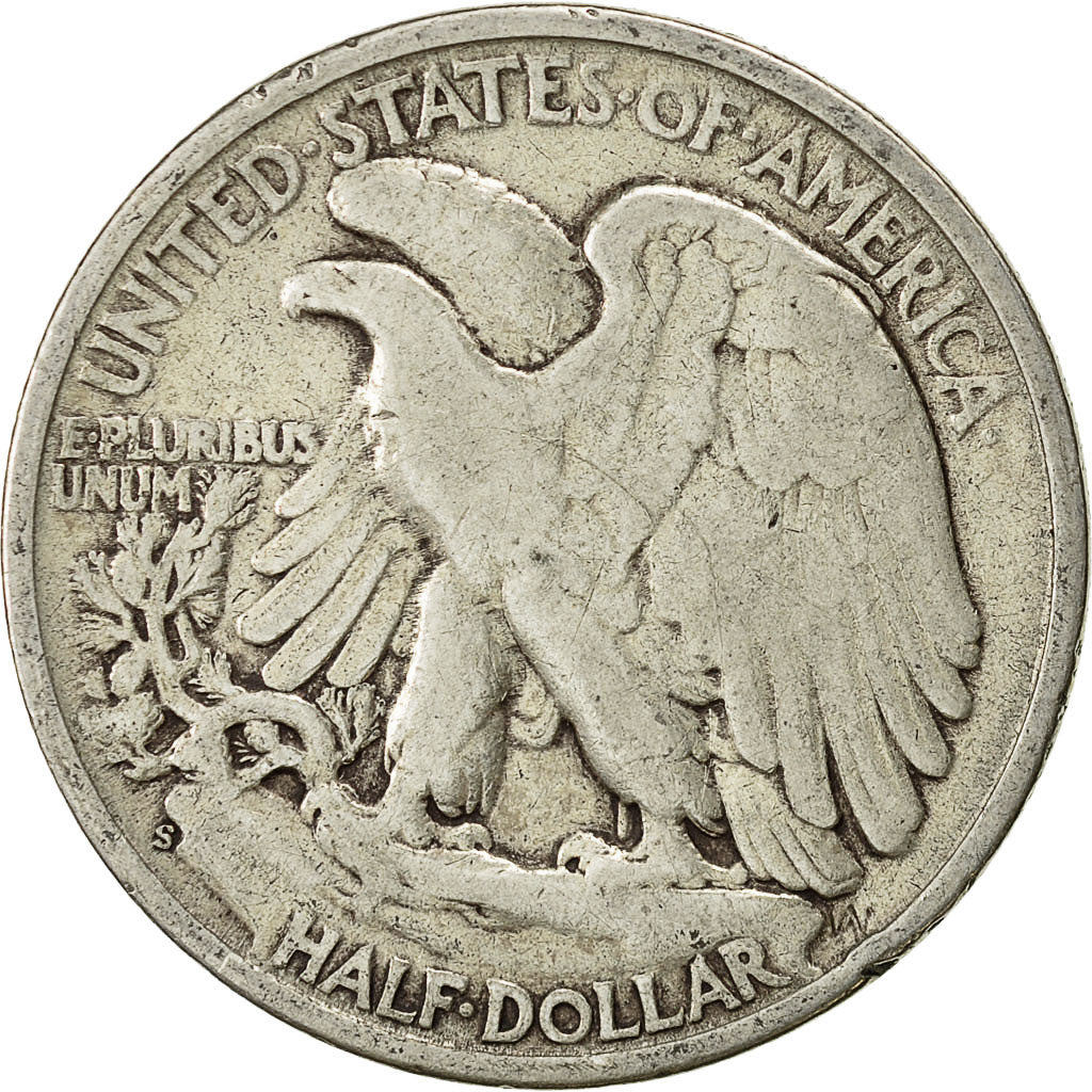 Moneta, Stati Uniti, Walking Liberty Half Dollar, Half Dollar, 1945, U.S. Mint