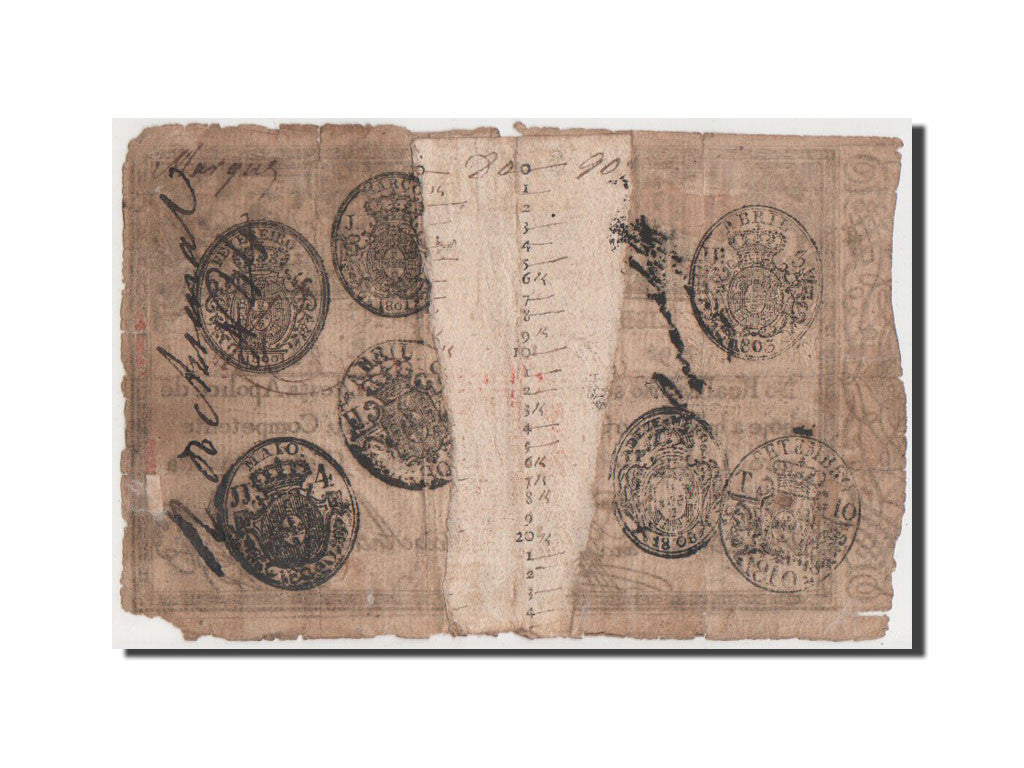 Portugal, 5000 Reis, 1828, KM #38A, VG(8-10), 526541