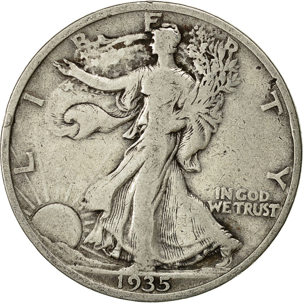 Münze, Vereinigte Staaten, Walking Liberty Half Dollar, Half Dollar, 1935, U.S.