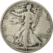 Münze, Vereinigte Staaten, Walking Liberty Half Dollar, Half Dollar, 1935, U.S.