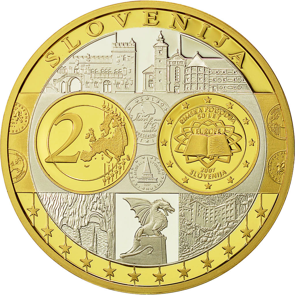 France, Medal, 2007, MS(63), Silver