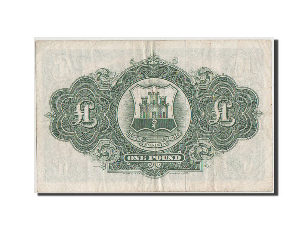 Gibraltar, 1 Pound, 1965, KM #18a, VF(30-35), G529187