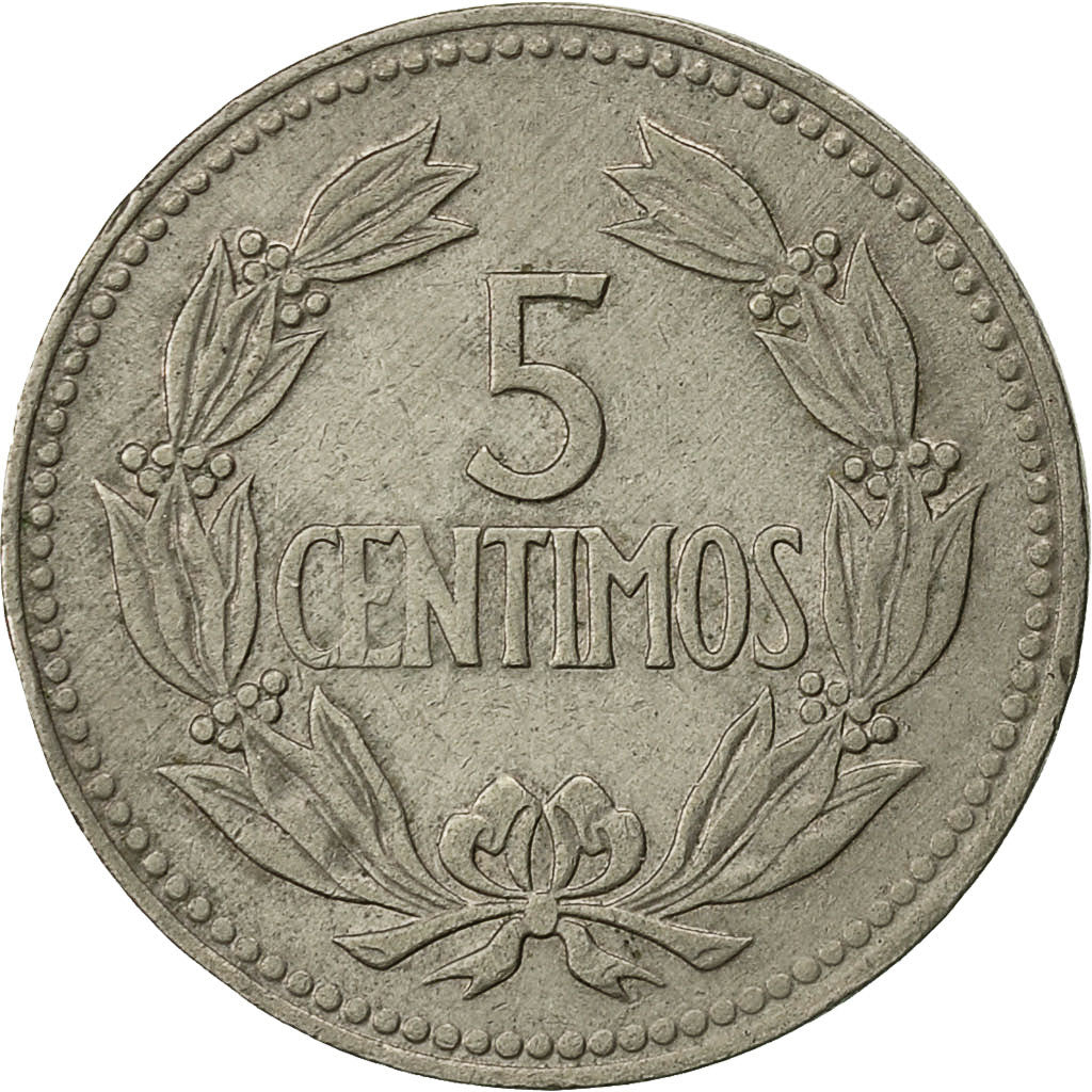 Moneda, Venezuela, 5 Centimos, 1964, Madrid, Vereinigte Deutsche Metallwerke