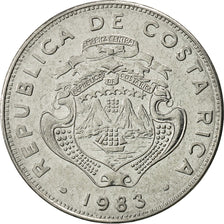 Moneda, Costa Rica, 50 Centimos, 1983, MBC+, Acero inoxidable, KM:209.1