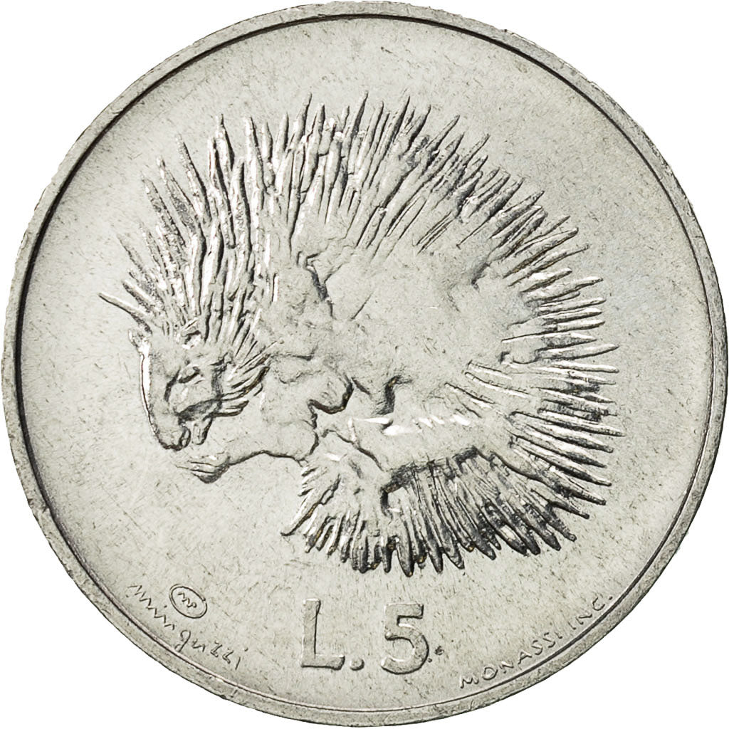 Coin, San Marino, 5 Lire, 1974, Rome, AU(55-58), Aluminum, KM:32