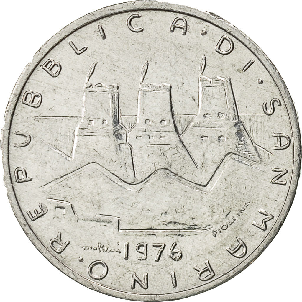 Monnaie, San Marino, Lira, 1976, Rome, SUP, Aluminium, KM:51