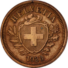 Moneta, Svizzera, Rappen, 1928, Bern, BB, Bronzo, KM:3.2