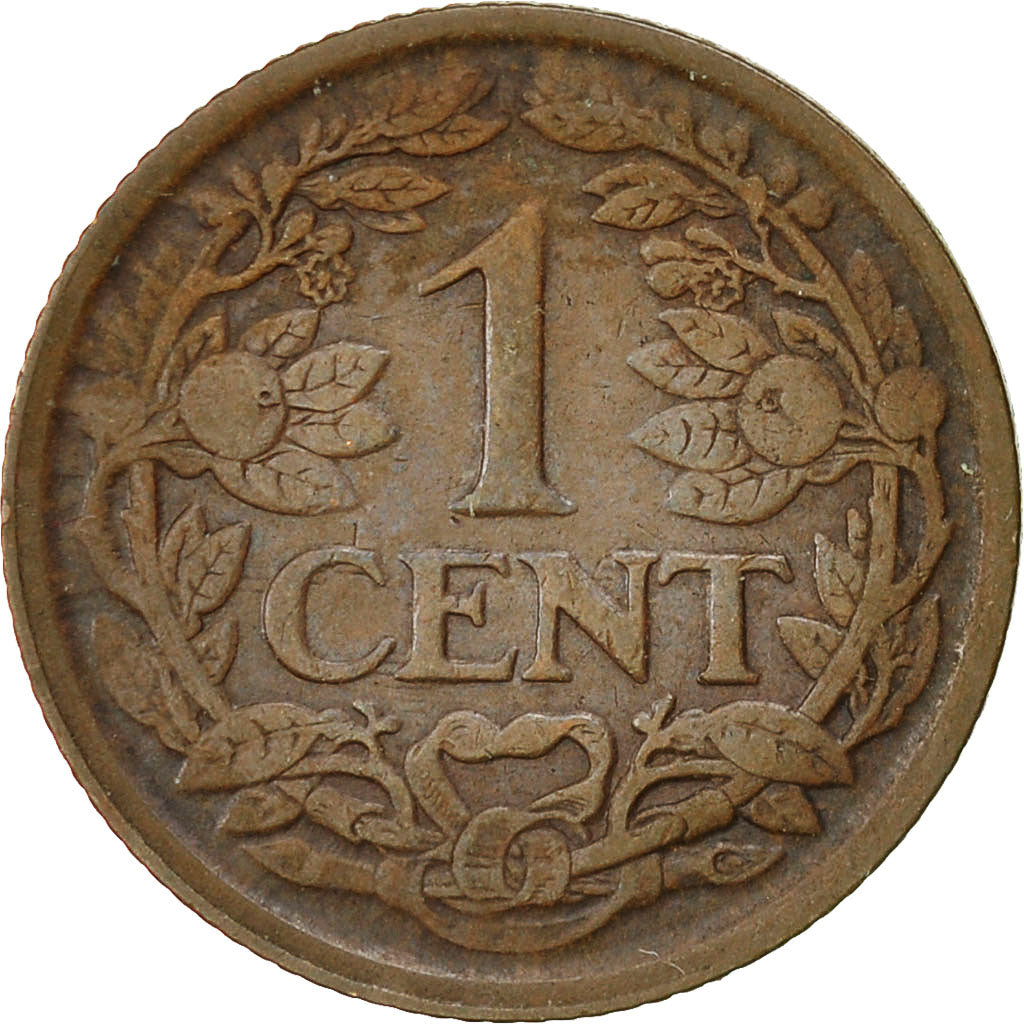 Münze, Niederlande, Wilhelmina I, Cent, 1929, S+, Bronze, KM:152