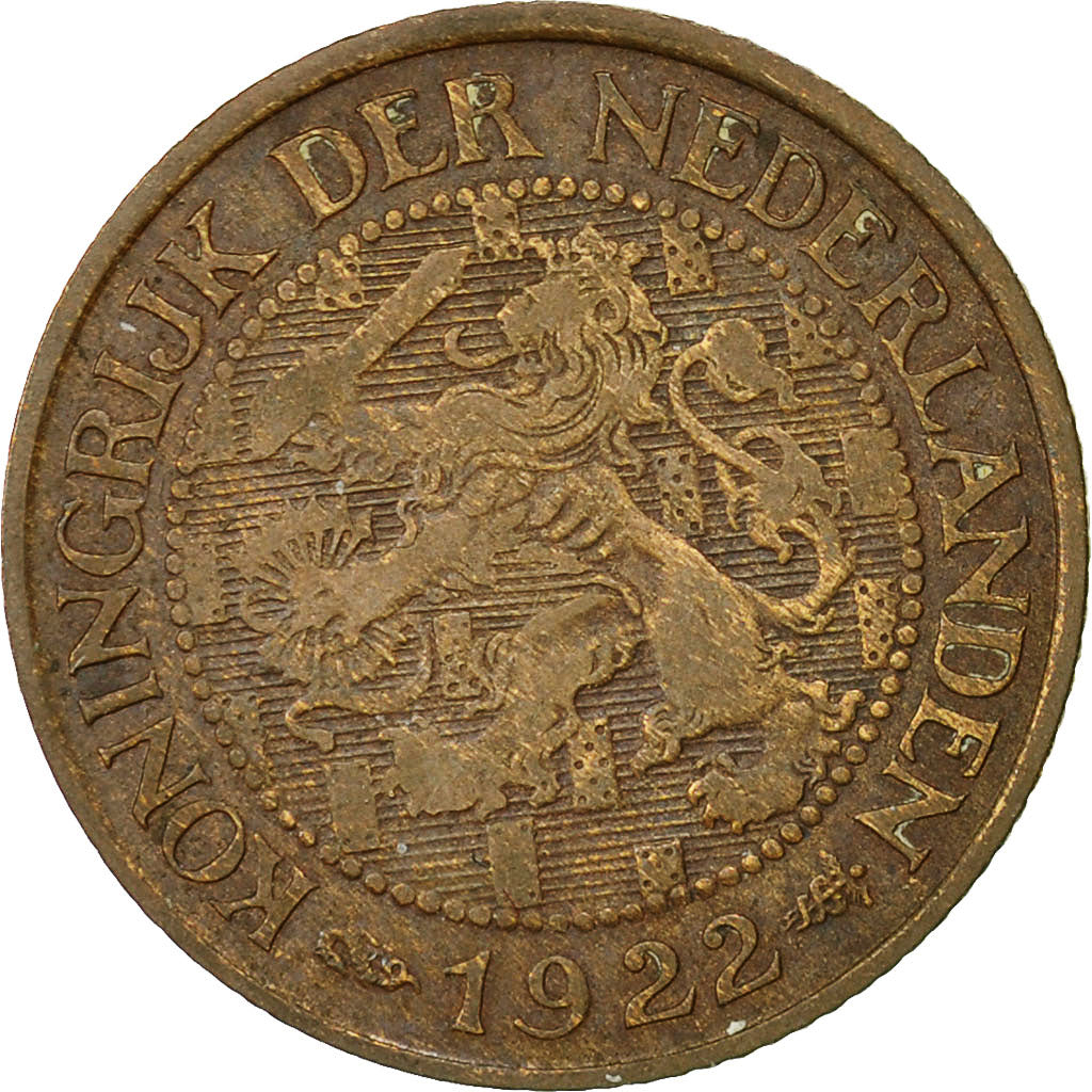 Coin, Netherlands, Wilhelmina I, Cent, 1922, VF(30-35), Bronze, KM:152